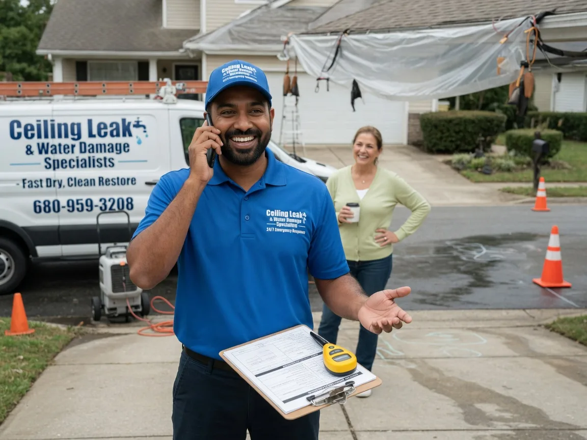 Ceiling Leak Cleanup Des Lacs, ND FAQs